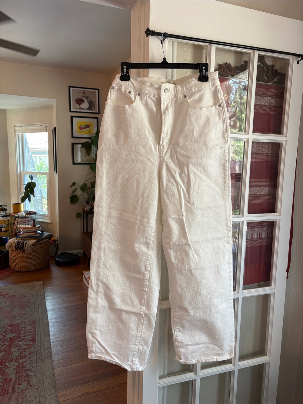 Madewell Perfect Vintage Wide Leg Crop in Tall (Tile White/29T)